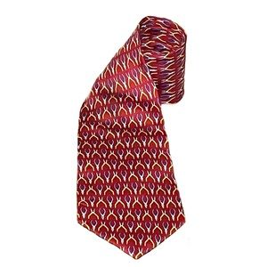 Banana Republic 100% silk tie. Colorful pliers design.